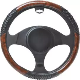 Poťah volantu s imitáciou dreva 39-41 cm Automax