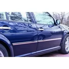 Chróm nerezové bočné lišty VW Golf 4, Bora
