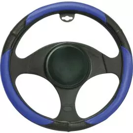 Poťah volantu čierno-modrý 37-39 cm Automax