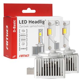 LED žiarovky hlavného svietenia D3S/D8R D-Basic Series AMiO-03628