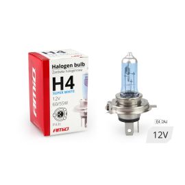 Halogénová žiarovka H4 12V 60/55W UV filter (E4) Super White