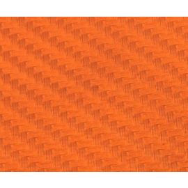 Karbónová fólia 3D oranžová