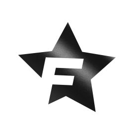 Foliatec dizajnová nálepka na auto F-STAR, zlatá chrómová matná 39x41 cm