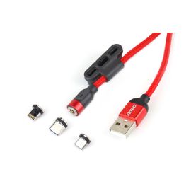 Multikábel USB Lightning/USB C/micro USB 100cm UC-08