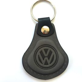 Kožená kľúčenka Volkswagen šedá