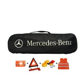 Taška povinnej výbavy Mercedes-Benz čierna plná
