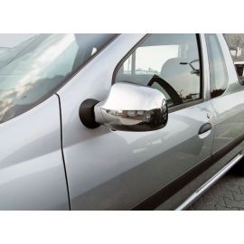 Chrómové kryty spätných zrkadiel Dacia Logan I (2008-2013) + MCV a Pick up