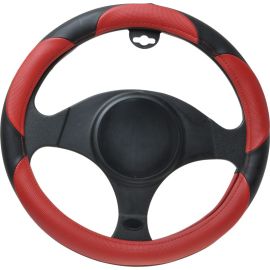 Poťah volantu čierno-červený obšitý 37-39 cm Automax