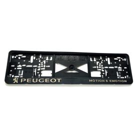 3D Podložky pod ŠPZ Peugeot M&E 2ks