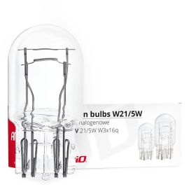 Halogénové žiarovky T20 W21/5W W3x16q 10ks