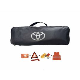 Taška povinnej výbavy Toyota čierna plná