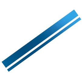 Foliatec dizajnová nálepka na auto LINES, modrá chrómová matná 5,8x360