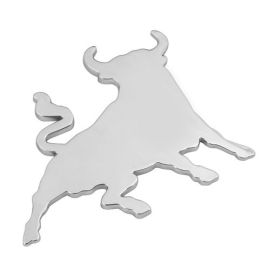 Chrómová 3D nálepka „Býk“