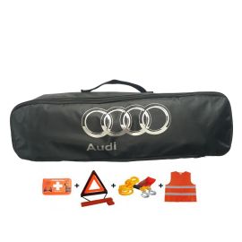Taška povinnej výbavy Audi čierna plná
