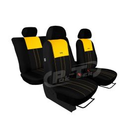 Autopoťahy Pok-ter Tuning Due Luxus čierno-žlté