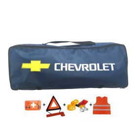 Taška povinnej výbavy Chevrolet modrá plná - DOPREDAJ