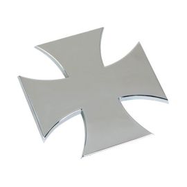 Chrómová 3D nálepka „Bojový kríž“
