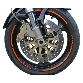 Foliatec dizajnový pásik na kolesá MOTO oranžová