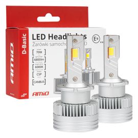LED žiarovky hlavného svietenia D4S/D4R D-Basic Series AMiO-03629